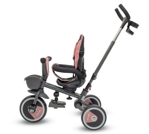babymix 56255 triciclu 5in1 relax 365° roz