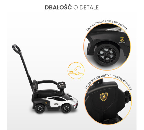 toyz-2586 Машина с ручкой lamborghini essenza (зелёный)