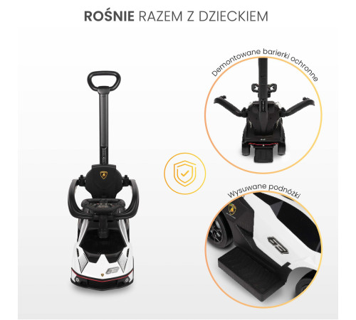 toyz-2586 Машина с ручкой lamborghini essenza (зелёный)