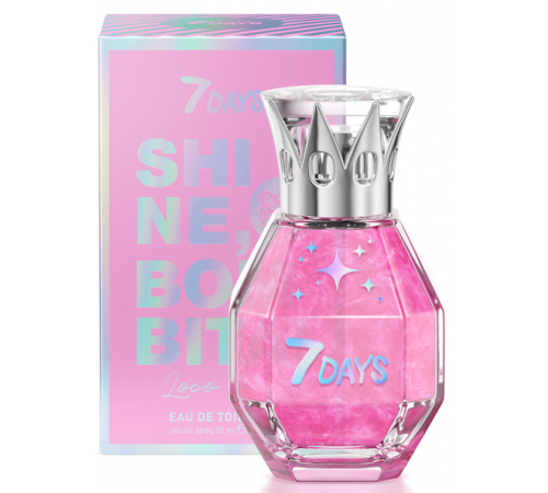  7days shine bombita! Шиммер-парфюм с блестками "loco bae!" (50 мл.) 691878