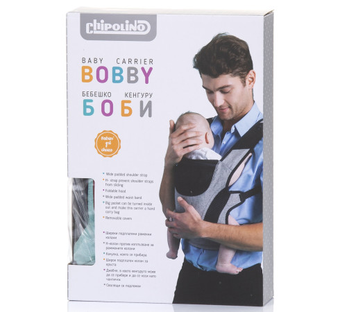 chipolino Рюкзак-переноска bobby kenby0225rw розовая вода