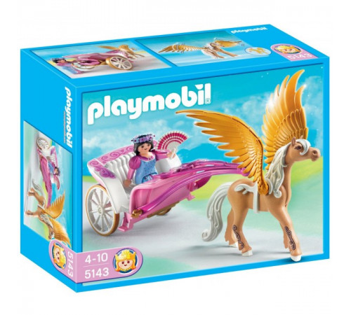  playmobil 5143 Конструктор "Принцесса в повозке запряженной Пегасом"