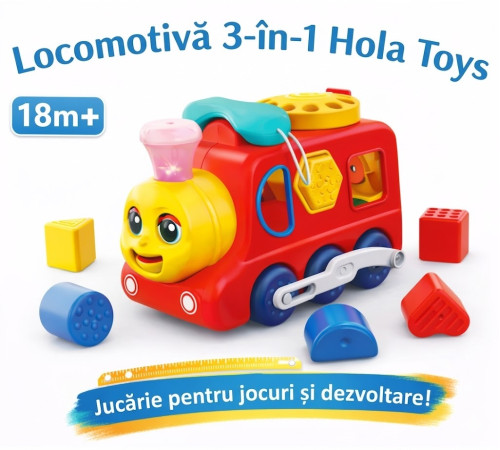  hola toys he9981 jucărie muzicală sorter "trenuleț"