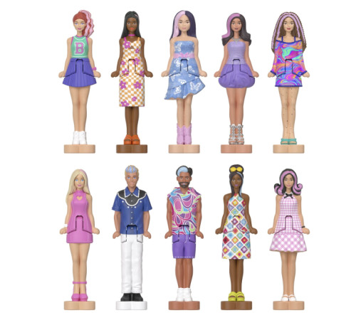 barbie jcp97 ​set de joc surpriză "fashionistas mini barbieland"