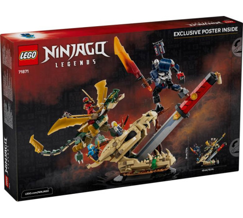 Jucării pentru Copii - Magazin Online de Jucării ieftine in Chisinau Baby-Boom in Moldova lego ninjago 71871 constructor "bătălia de la sabia dragonului" (1016 el.)