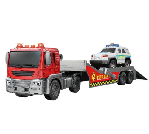 js202a-1Транспортный эвакуатор со звуком и светом, 1:16, jstoys, zja375396
