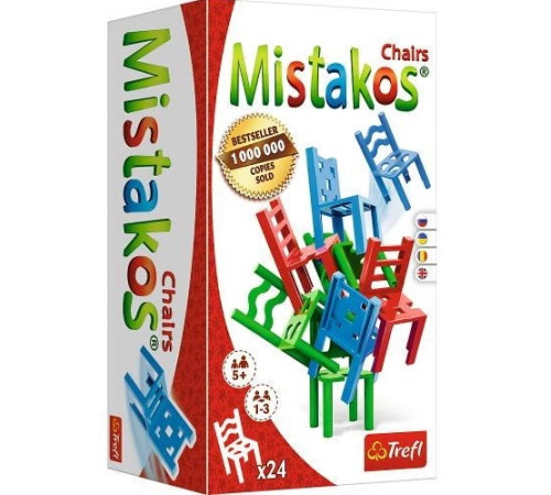  tref 02327 Настольная игра "mistakos" для 3-х игроков
