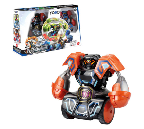 ycoo 7530-86883 set roboti de luptă cu radio  control "robo kombat 360 tornado" (in sort.)