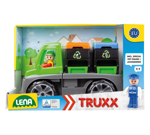 lena 04453 jucărie "camion de gunoi" (28 cm)