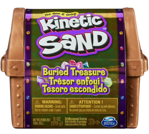  kinetic sand 6064300 Кинетический песок "Сундук с сокровищами"