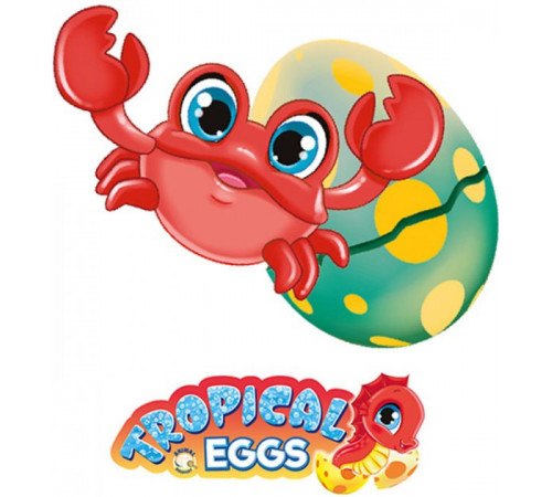 kiddisvit 77/cn-2020 Игрушка-сюрприз растущая в яйце "Жители тропических морей"