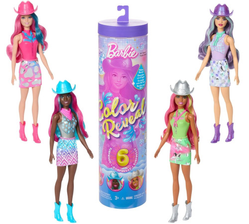 barbie jcp01 Кукла-сюрприз "color reveal: Звезды диско" 