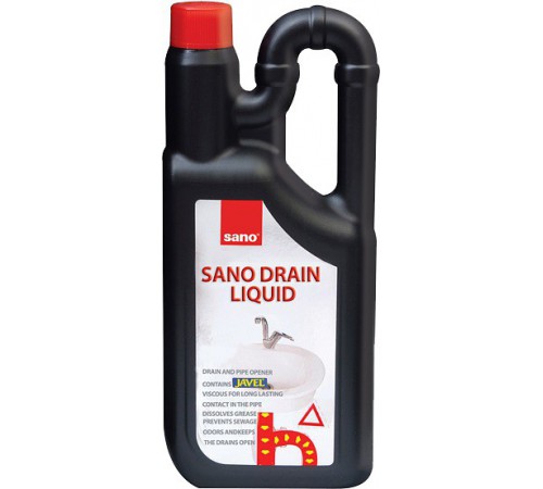 Бытовая химия в Молдове sano drain liquid Средство для прочистки канализации (1 л) 117916