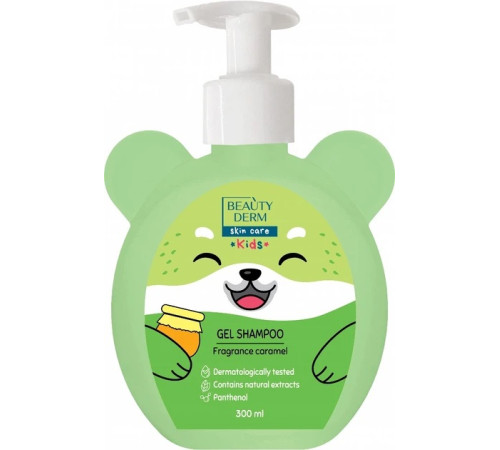  beauty derm Гель для душа и Шампунь с ароматом карамели (300 мл)