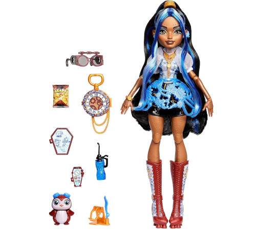  monster high jmb81 Кукла "Робекка Стим" с пингвином