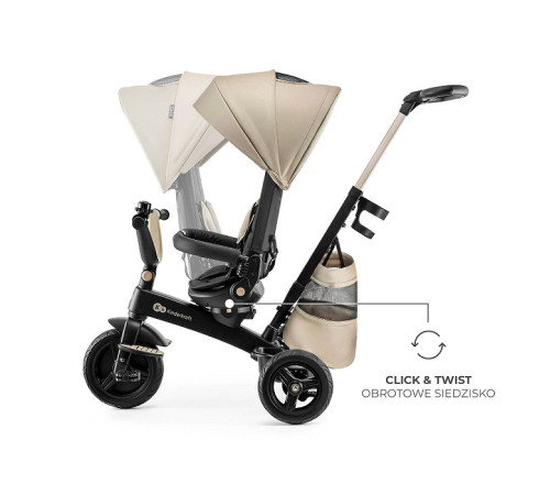 kinderkraft Трицикл easytwist бежевый