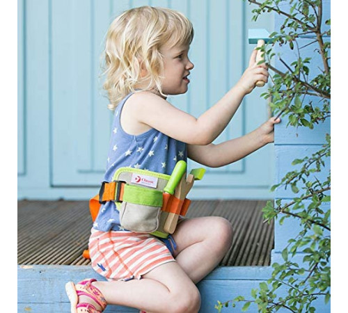 classic world 2758 set de joc din lemn "centura cu instrumente"