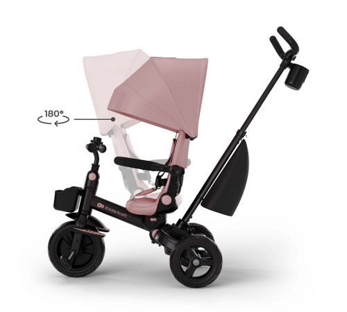 kinderkraft Трицикл aveo 2 plus (розовый)