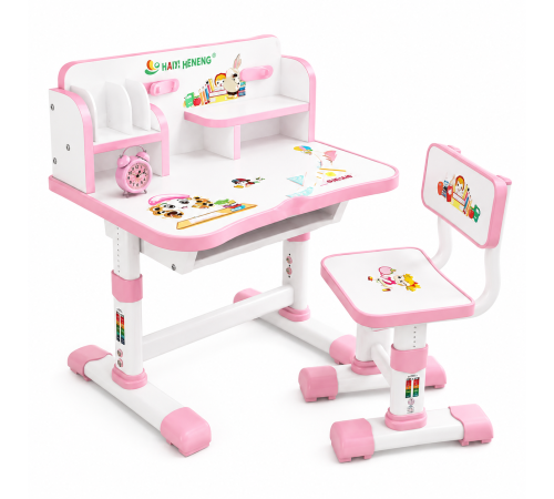  867915 set de mobilier reglabil pentru copii (birou + scaun) richi jch202
