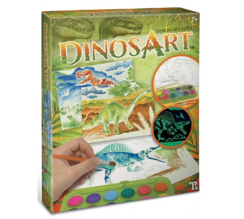 dinosart 15052 set pentru desen "magic watercolor"