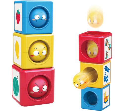 Jucării pentru Copii - Magazin Online de Jucării ieftine in Chisinau Baby-Boom in Moldova hola toys e7991 set cuburi și bile "tower"