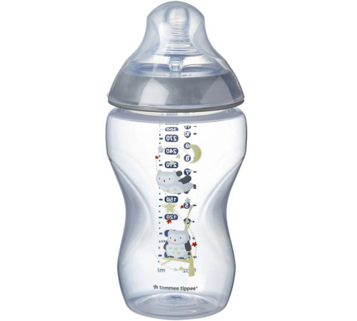tommee tippee tt0034 biberon "closer to nature" bufniţă (3 luni +) 340 ml.