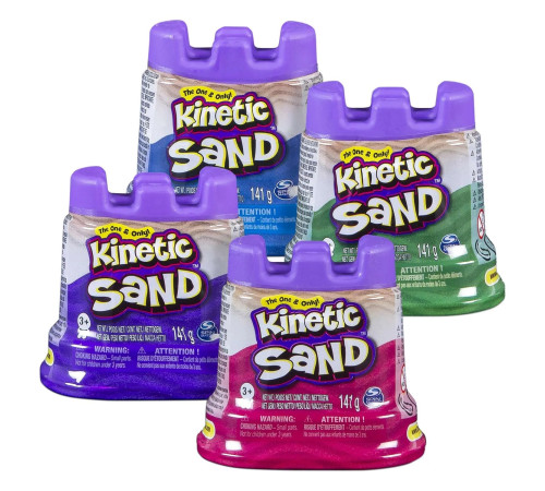  kinetic sand 6059169 recipient cu nisip cinetic "castle" (127 g.) în sort.