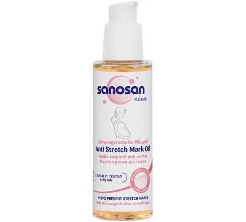  sanosan mama Масло против растяжек для беременных (100 мл)