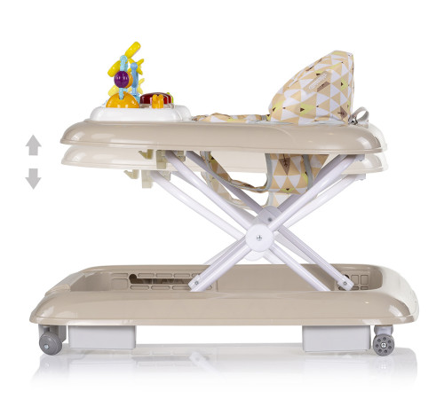 chipolino prbs02504be Музыкальные ходунки "baby steps" (бежевый)