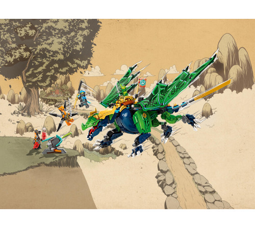 lego ninjago 71766 Конструктор "Легендарный дракон Ллойда" (747 дет.)