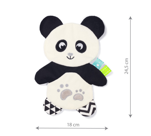 babyono-7406 1538 jucărie moale foșnitoare "panda polly"