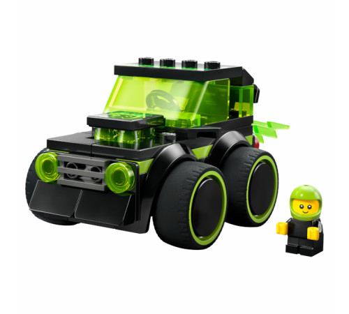 lego city 60484 constructor "rides &ndash; mașină de curse de jucărie" (64 el.)