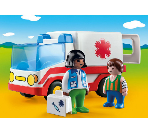 playmobil 9122 constructor "ambulanță"