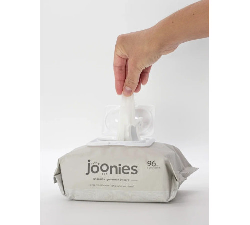 joonies h&acirc;rtie igienică umedă cu pantenol și acid lactic (96 buc.)