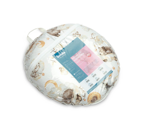 sensillo-22762 pernă pentru gravide velvet (biluțe) bej