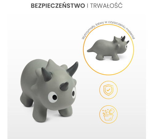 toyz-20840 Игрушка-прыгунок "dinu" серый