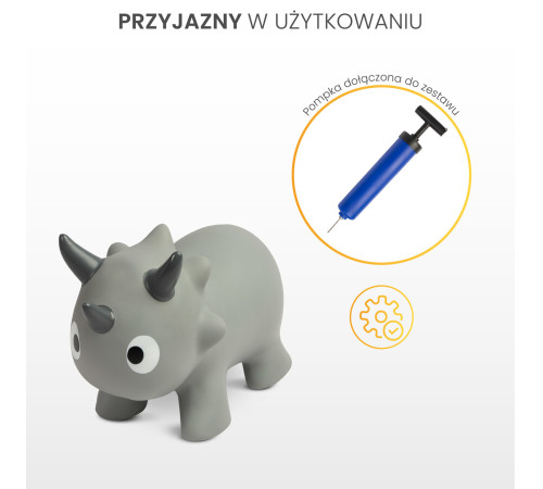 toyz-20840 Игрушка-прыгунок "dinu" серый