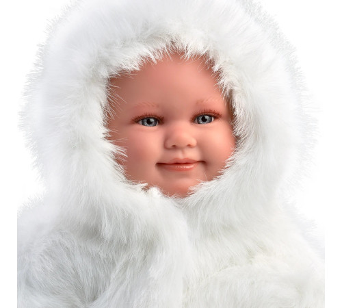 llorens 74505 Кукла смеющаяся "luka sonrrisas buzo blanco" (45 см.)