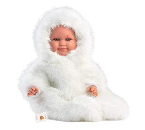 llorens 74505 Кукла смеющаяся "luka sonrrisas buzo blanco" (45 см.)