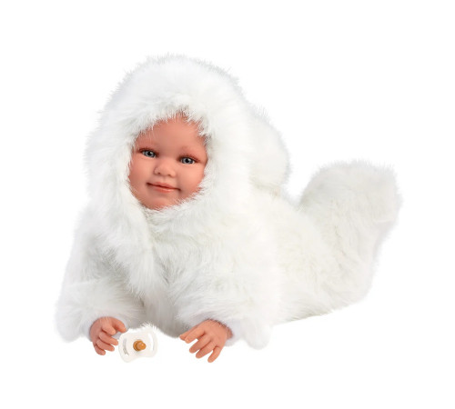 llorens 74505 Кукла смеющаяся "luka sonrrisas buzo blanco" (45 см.)