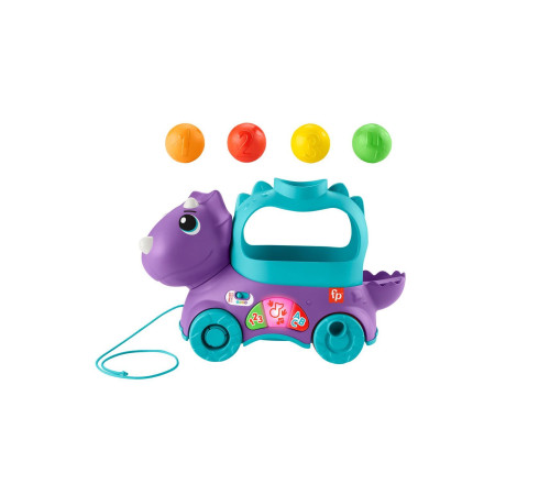 fisher-price hnr53 jucărie cu roti "triceratops vesel"