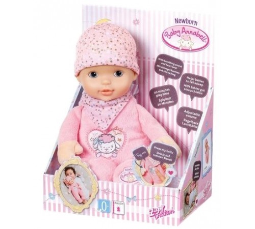 Zapf Creation 700488 Кукла Annabell Baby Newborn "Сердца Стук" (30 см.) zapf creation 700488 Кукла annabell baby newborn "Сердца Стук" (30 см.)
