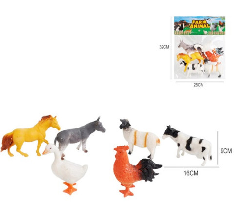 op МЕ12.126 set figurine "animale de fermă" (6 buc.)