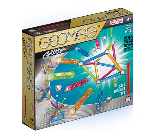Geomag 531G Магнитный конструктор "Color Glitter" (30 дет.) geomag 531g Магнитный конструктор "color glitter" (30 дет.)