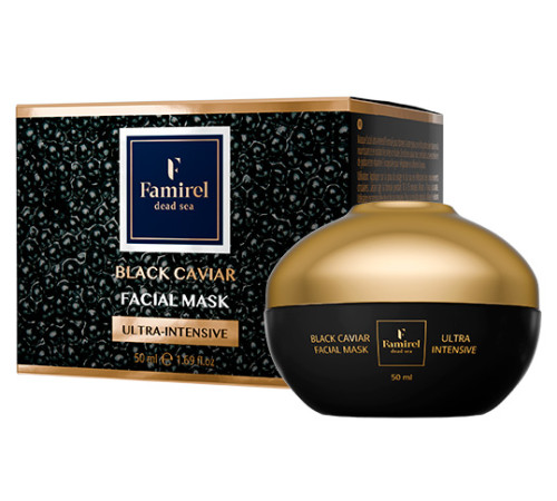 famirel mască de fața ultra-intensivă "black caviar" (50 ml) 086400