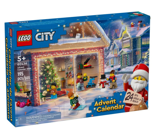 Детский магазин в Кишиневе в Молдове lego city 60436 Конструктор "Адвент-календарь" (195 дет.)