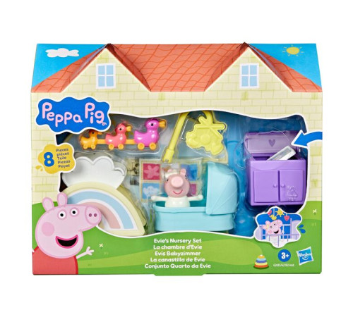 peppa pig g2182 set de joacă "mobilă pentru camera lui peppa pig" (&icirc;n sort.)