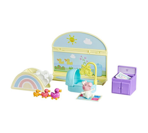 peppa pig g2182 set de joacă "mobilă pentru camera lui peppa pig" (&icirc;n sort.)