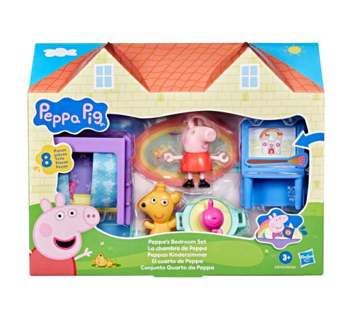 peppa pig g2182 set de joacă "mobilă pentru camera lui peppa pig" (&icirc;n sort.)