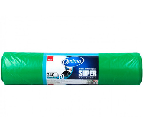 Produse chimice de uz casnic in Moldova sano saci menajeri optima verzi (240 l) 10 buc. 006836